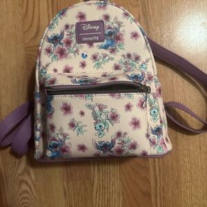 Disney Loungefly Floral Mini Backpack